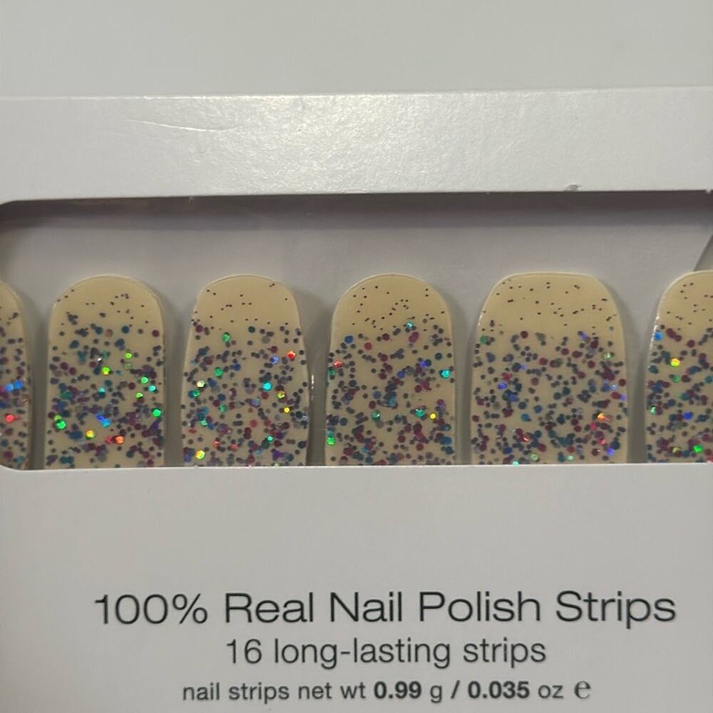 NWT Color Street "Less Bitter, More Glitter" Nail Strips